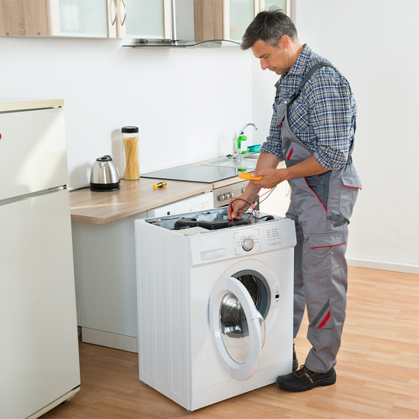 can you walk me through the steps of troubleshooting my washer issue in Leland MS